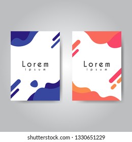 Liquid color background design template