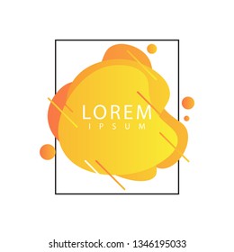 Liquid color background design template