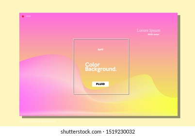 Liquid color background design. Trendy gradient shape composition for web, wallpaper, car, poster, cover 