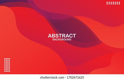 Liquid color background design. Trendy gradient shapes composition. Cool background design for posters. Vector illustration
