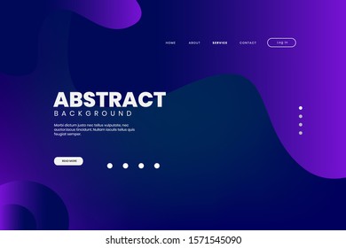 Liquid color background design vector illustration. Fluid gradient shapes composition concept. Futuristic design landing page and web app