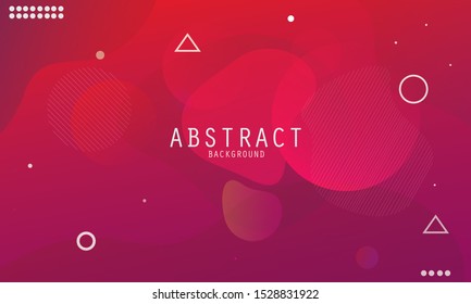 Liquid color background design. Wavy geometric background. Fluid gradient shapes composition. Trendy gradient shapes composition. Vector illustration