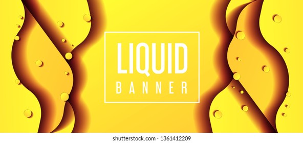 Liquid color background design for website. Fluid gradient shapes composition. Futuristic design posters. Eps10 vector