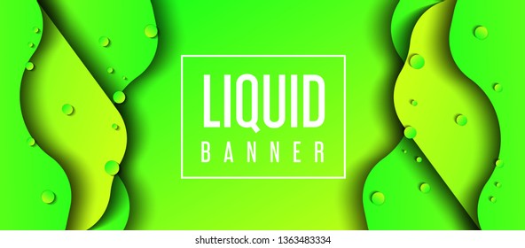 Liquid color background design for website. Fluid gradient shapes composition. Futuristic design posters. Eps10 vector