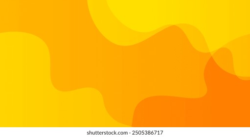 Liquid color background design. Yellow Fluid gradient shapes composition. Futuristic design posters.