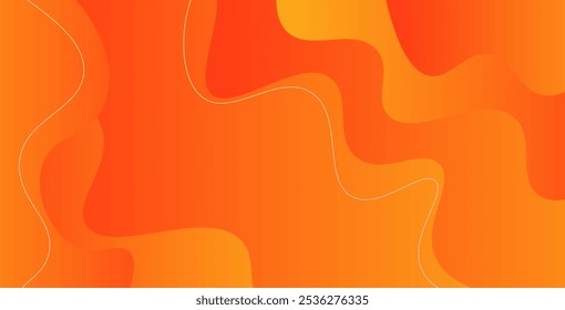 Design de plano de fundo de cor líquida com formas de gradiente de fluido amarelo e laranja. Perfeito para cartazes futuristas e layouts criativos modernos.