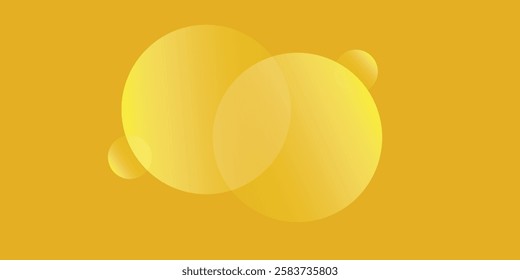 Liquid color background design. Yellow Fluid gradient shapes composition. Applicable for gift card, Poster on wall poster template