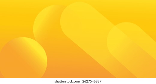 Projeto de fundo de cor líquida. Elementos amarelos com gradiente de fluido. Composição de formas dinâmicas. Ilustração vetorial