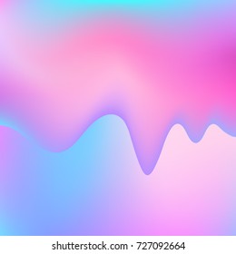 Liquid color background. Iridescent background.   