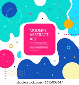 Liquid color background. vector illustration