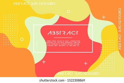 liquid color background.Dynamic textured background design in 3D style an colorful. dynamic textured geometric elements design with dots decoration. can be used on posters, banner, vector illustration