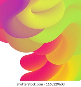 Liquid color cover or backdrop. Fluid shapes composition. Futuristic design posters. Abstract backgroundEps10 vector.