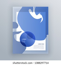 Liquid color covers set. Fluid shapes composition. Futuristic design posters. 