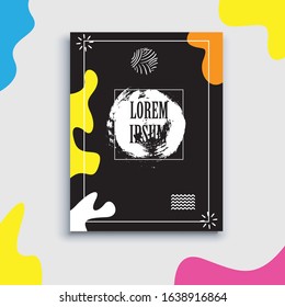 Liquid color covers set. Fluid shapes composition. Futuristic design posters.