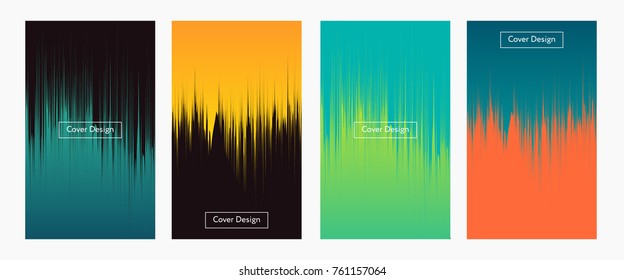 Liquid color covers set. Marble, flash, haze design. Fluid shapes composition. Futuristic design posters. Eps10 vector.