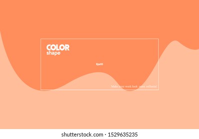 Liquid color design background. Simple design texture. Futuristic for poster, banner. gradient shape composition eps10 -Vector