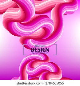 
Forma de color líquido. Flujo abstracto. Cartel de tendencia, vector
