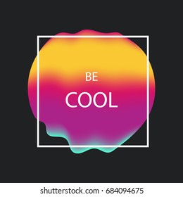 Liquid color gradient covers. Fluid shapes. Futuristic design for: logo, posters or any branding. EPS 8.