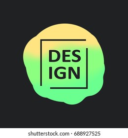 Liquid color gradient covers. Fluid shapes. Futuristic design for: logo, posters or any branding. EPS8.