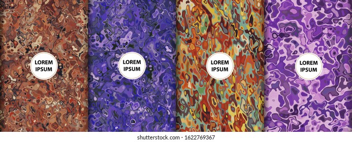 Liquid color marble style background. Abstract art painting texture.  Fluid gradient inks modern creative design