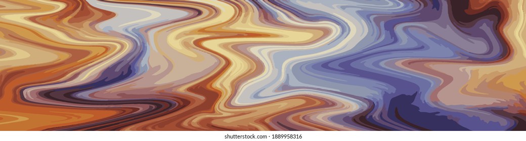Liquid color marble style background. Fluid gradient inks design.