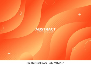 Flüssig-farbiges orangefarbenes Hintergrunddesign. Flüssigkeitsgrabenbildung