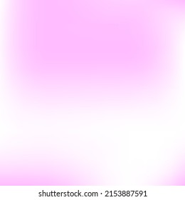 Liquid Color Pastel Trendy Fashion Gradient Background. Light Watercolor Bright Vibrant Gradient Mesh. Soft Vector Smooth Empty Blurred Texture. Pink White Barbie Digital Minimal Blurry Background.