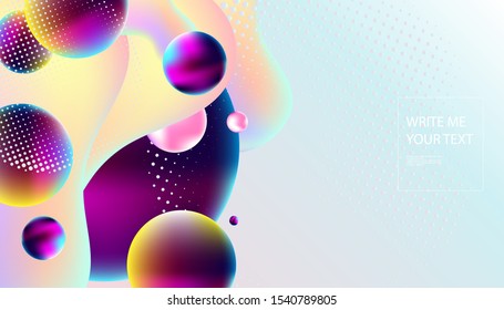 Liquid color plasma pastel shades of gentle design