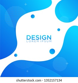 Liquid Color Shape Abstract Backgraound