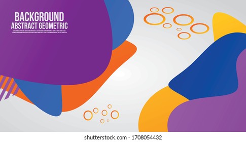 Liquid Color Shape Abstract Backgraound