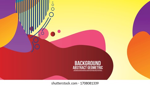 Fondo abstracto de forma de color líquido