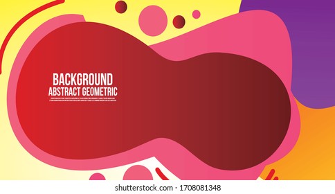 Liquid Color Shape Abstract Backgraound