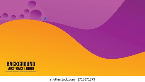 Liquid Color Shape Abstract Backgraound