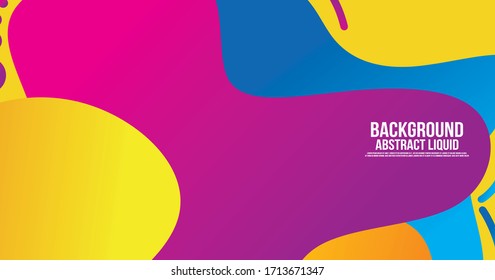 Liquid Color Shape Abstract Backgraound