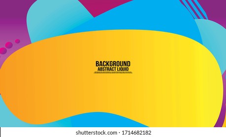 Liquid Color Shape Abstract Backgraound