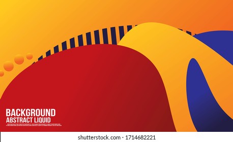 Liquid Color Shape Abstract Backgraound