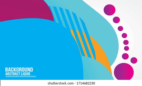 Liquid Color Shape Abstract Backgraound