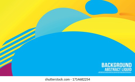 Liquid Color Shape Abstract Backgraound