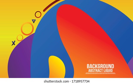 Abstrakter Hintergrund der flüssigen Farbform