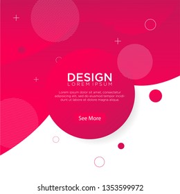Liquid Color Shape Abstract Background