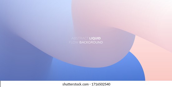 Liquid color shape for trendy flow minimalistic background composition. Eps10 vector illustration