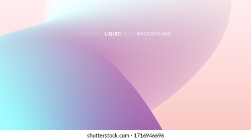 Liquid color shape for trendy flow minimalistic background composition. Eps10 vector illustration