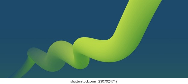 Liquid color shapes. Abstract colorful curve line. Graphic concept for your design