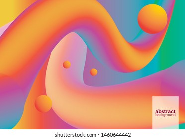 Liquid color shapes modern gradient abstract background and wallpaper, Vector EPS 10