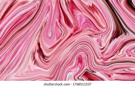 Liquid color waves marble background Vector luxury pattern design