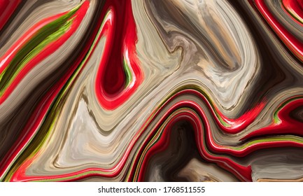 Liquid color waves marble background Vector luxury pattern design