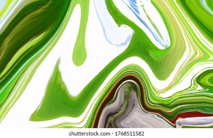 Fondo de mármol de ondas de color líquido Diseño de patrones de lujo vectores