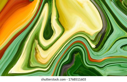 Fondo de mármol de ondas de color líquido Diseño de patrones de lujo vectores