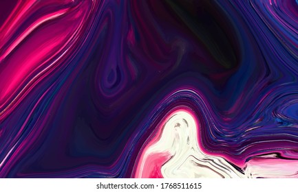 Liquid color waves marble background Vector luxury pattern design
