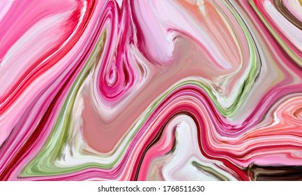 Liquid color waves marble background Vector luxury pattern design